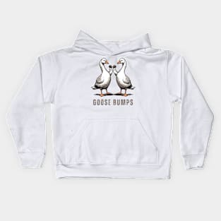 Goose Bumps Funny Fist Bump Kids Hoodie